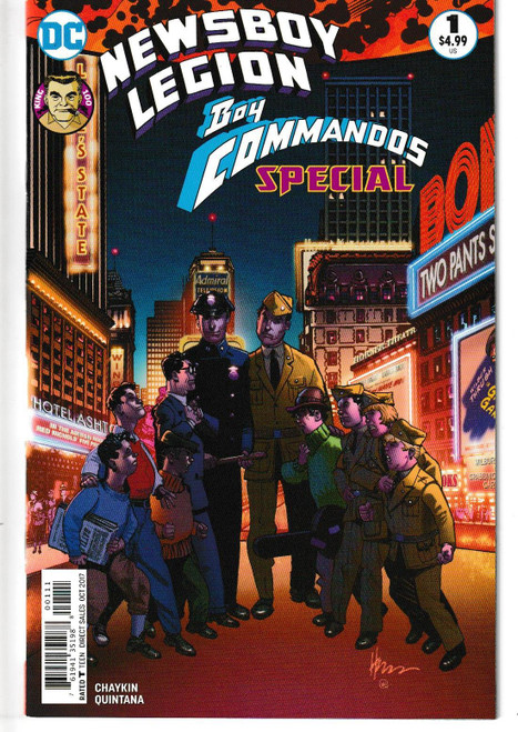 NEWSBOY LEGION & BOY COMMANDOS SPECIAL #1 (DC 2017) "NEW UNREAD"