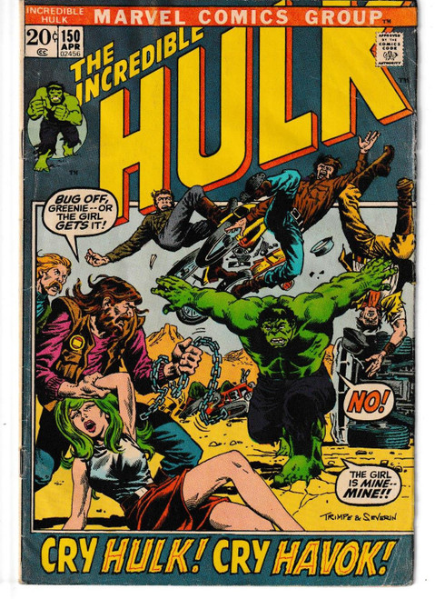 INCREDIBLE HULK #150 (MARVEL 1972)