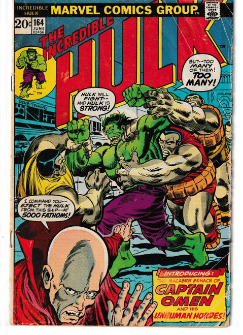 INCREDIBLE HULK #164 (MARVEL 1973)