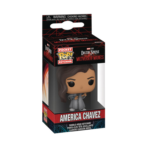 POCKET POP DOCTOR STRANGE MM AMERICA CHAVEZ 2 KEYCHAIN