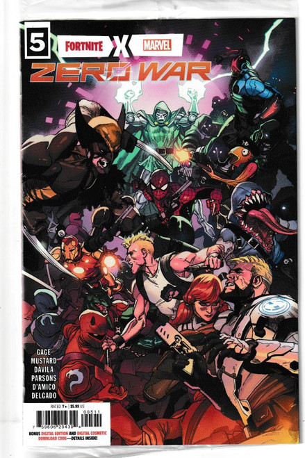 FORTNITE X MARVEL ZERO WAR #5 (OF 5) (MARVEL 2022) "NEW UNREAD"