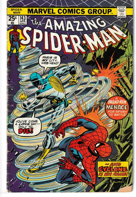 AMAZING SPIDER-MAN #143 (MARVEL 1975) C2