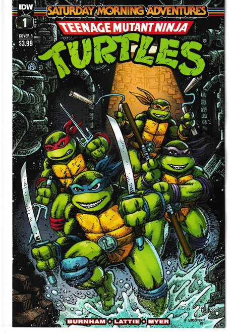 TMNT SATURDAY MORNING ADVENTURES #1 CVR B (IDW 2022) "NEW UNREAD"