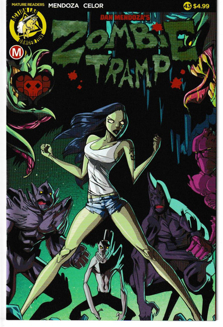 ZOMBIE TRAMP ONGOING #43 CVR A CELOR  (ACTION LAB 2018)