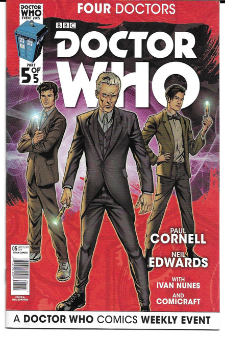 DOCTOR WHO FOUR DOCTORS #5 CVR A (TITAN 2015)