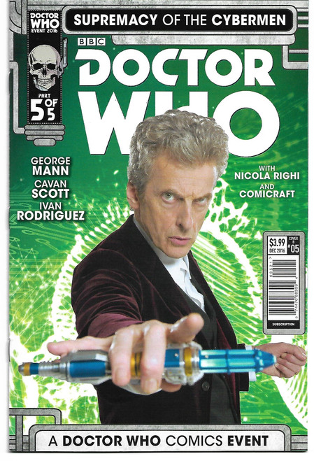 DOCTOR WHO SUPREMACY OF THE CYBERMEN #5 CVR B (TITAN 2016)