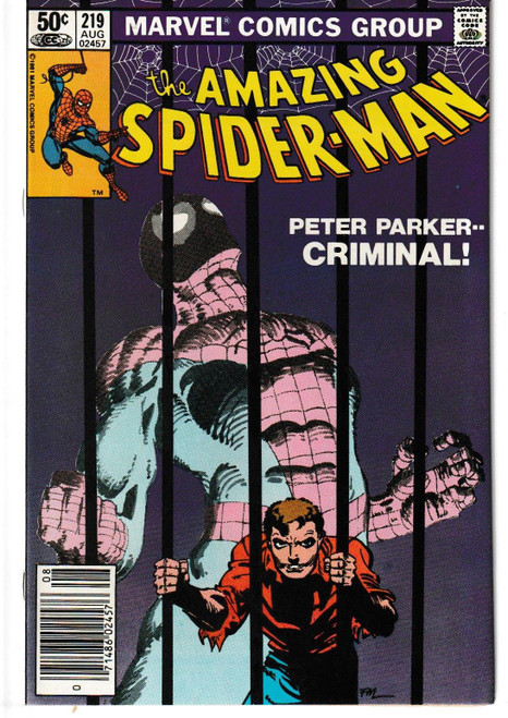 AMAZING SPIDER-MAN #219 (MARVEL 1981) C2