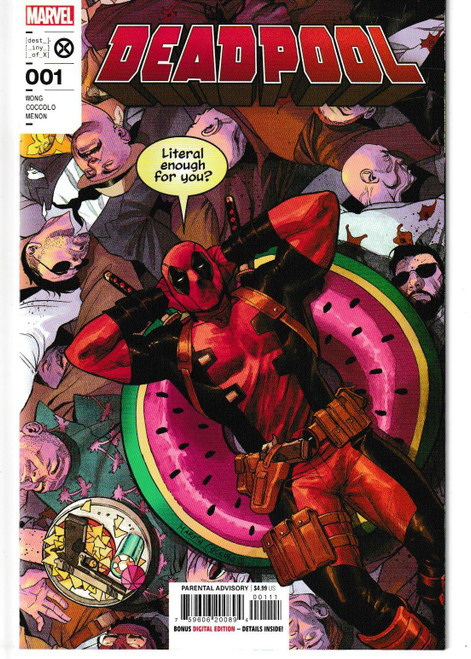 DEADPOOL (2022) #01 (MARVEL 2022) C2 "NEW UNREAD"