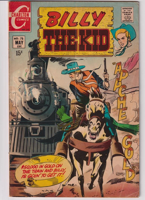 BILLY THE KID #78 (CHARLTON 1970)