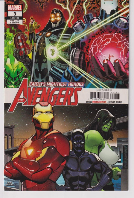 AVENGERS (2018) #03 THIRD PRINTING (MARVEL 2018) C2 "NEW UNREAD"