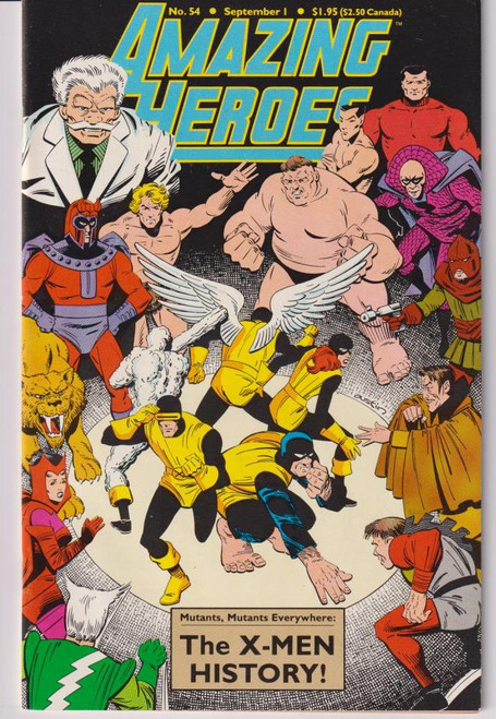 AMAZING HEROES #054 (FANTAGRAPHICS 1984)