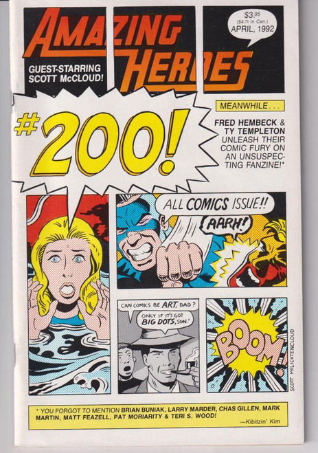 AMAZING HEROES #200 (FANTAGRAPHICS 1992)