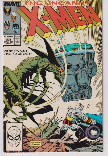 X-MEN/UNCANNY X-MEN #233 (MARVEL 1988) C2