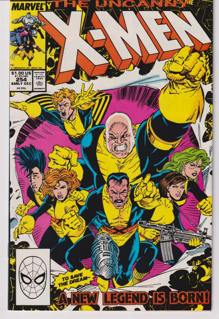 X-MEN/UNCANNY X-MEN #254 (MARVEL 1989) C2