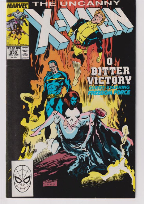 X-MEN/UNCANNY X-MEN #255 (MARVEL 1989) C3