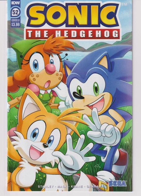 SONIC THE HEDGEHOG #52 CVR B (IDW 2022) C2 "NEW UNREAD"