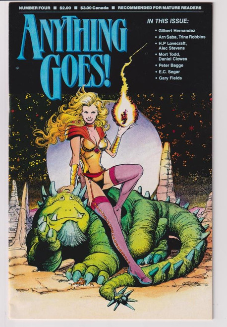 ANYTHING GOES #4 (FANTAGRAPHICS 1987)