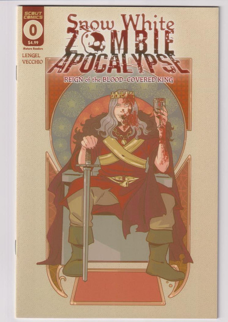 SNOW WHITE ZOMBIE APOCALYPSE REIGN OF THE BLOOD COVERED KING #0 (SCOUT 2023) "NEW UNREAD"