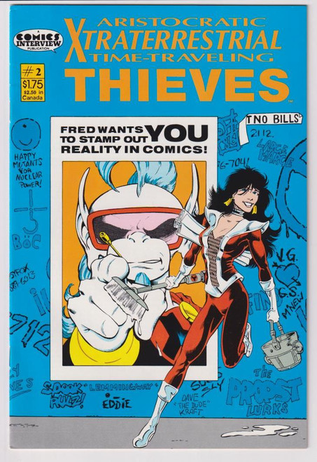 ARISTOCRATIC XTRATERRESTRIAL TIME TRAVELING THIEVES #02 (COMICS INTERVIEW1987)