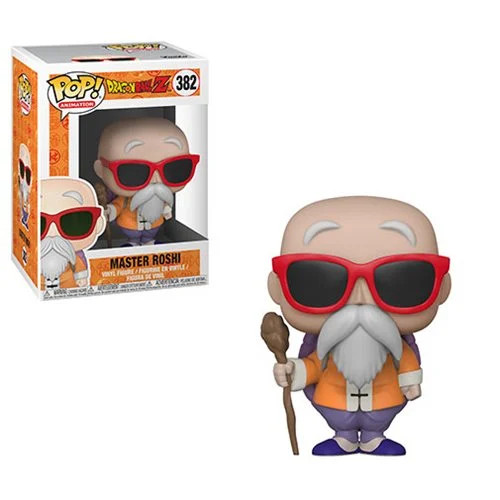 Dragon Ball Z Master Roshi with Staff Pop! Vinyl Figure #382