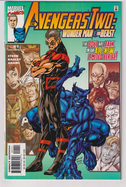 AVENGERS TWO WONDER MAN & THE BEAST #1, 2 & 3 (MARVEL 2000)