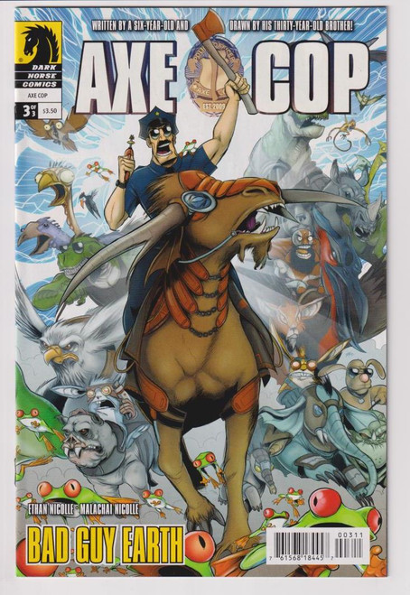AXE COP BAD GUY EARTH #3 (DARK HORSE 2011)