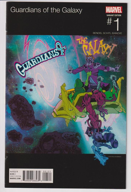 GUARDIANS OF GALAXY (2015) #01 CRYSTAL HIP HOP VAR (MARVEL 2015) C3 "NEW UNREAD"