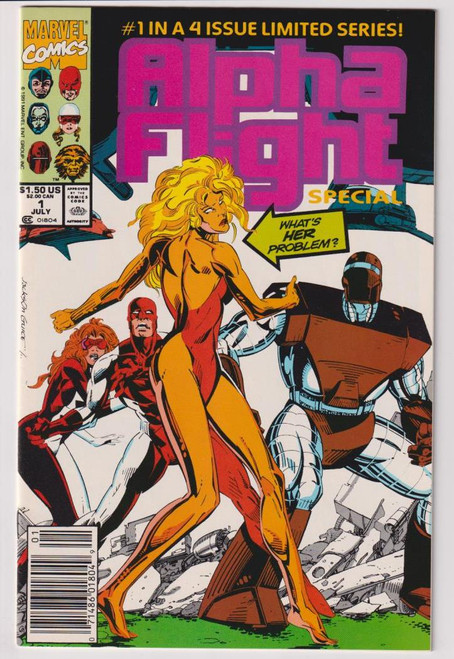 ALPHA FLIGHT SPECIAL #1, 2, 3 & 4 (OF 4) (MARVEL 1991)