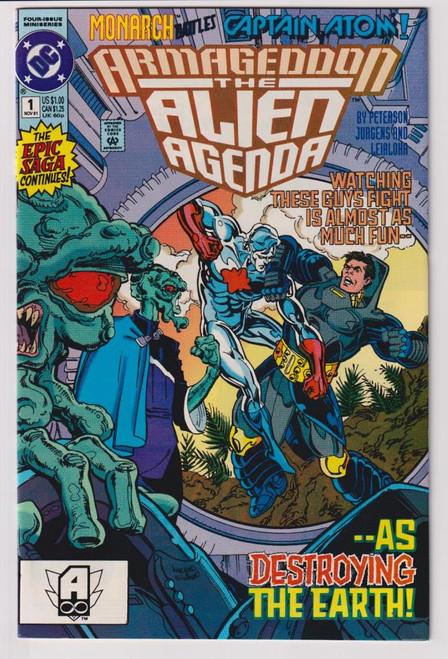 ARMAGEDDON ALIEN AGENDA #1, 2, 3 & 4 (OF 4) (DC 1991)