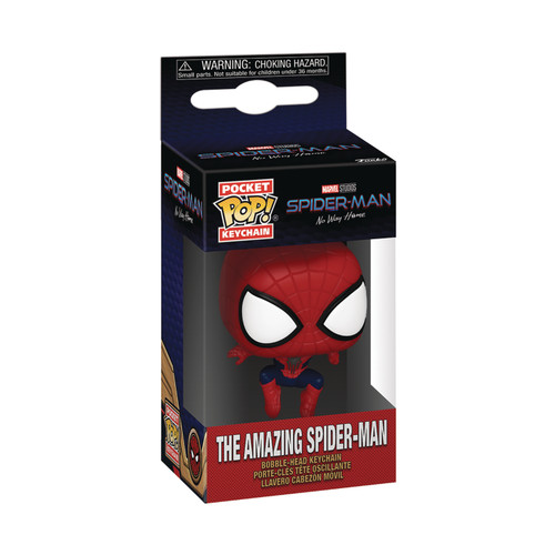 POCKET POP SPIDER-MAN NWH LEAPING SPIDER-MAN 3 KEYCHAIN