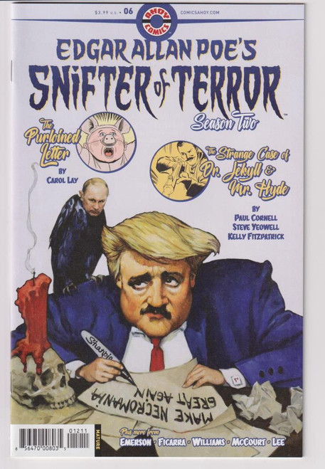 EDGAR ALLAN POES SNIFTER OF TERROR SEASON 2 #6 (OF 6) (AHOY  2020) "NEW UNREAD"