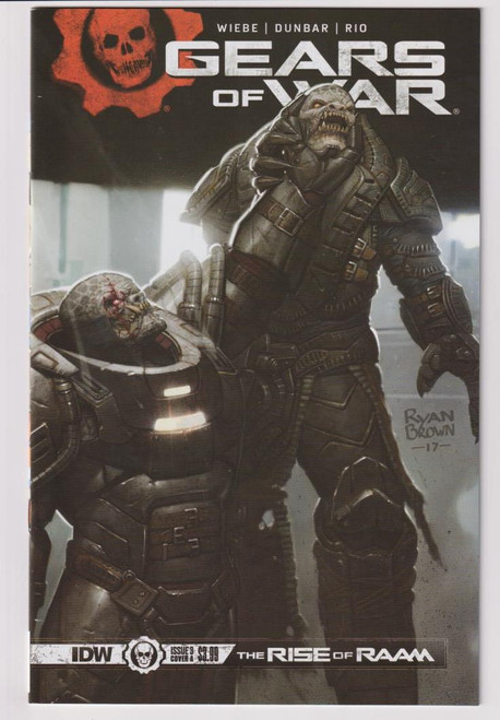 GEARS OF WAR RISE OF RAAM #3 CVR A BROWN (IDW 2018) "NEW UNREAD"