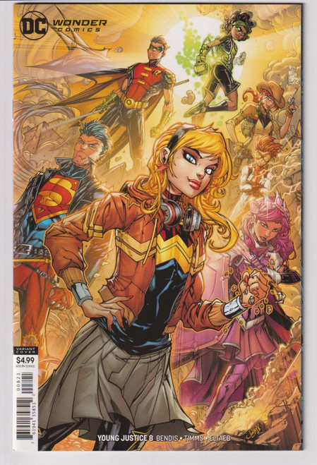 YOUNG JUSTICE #08 CARD STOCK VAR ED (DC 2019) "NEW UNREAD"