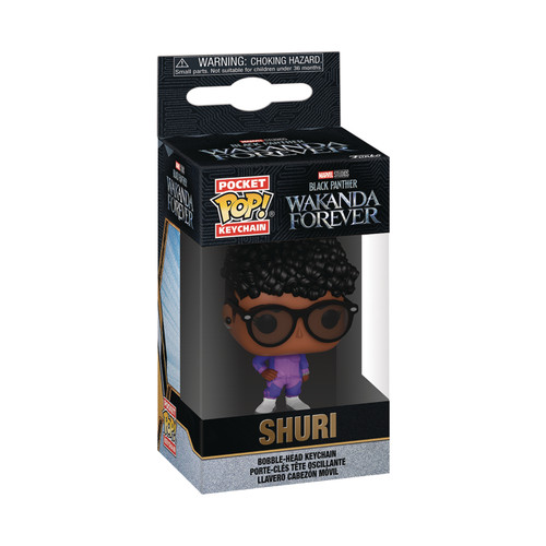 POCKET POP MARVEL BLACK PANTHER WF KEYCHAIN SHURI