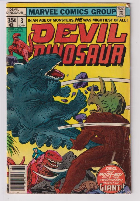 DEVIL DINOSAUR #3 (MARVEL 1978)