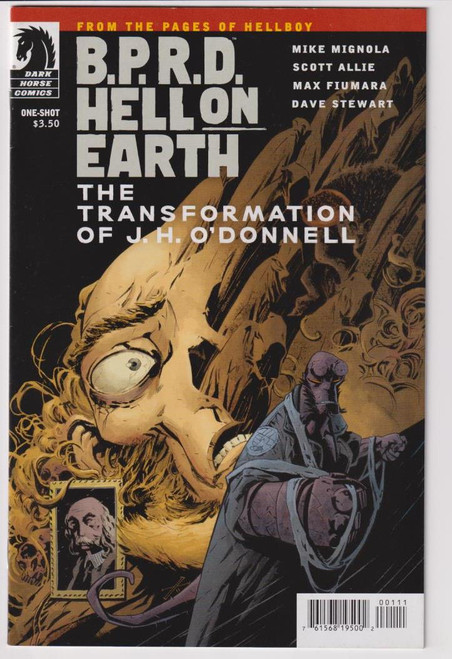 BPRD HELL ON EARTH TRANSFORMATION OF JH O DONNEL #1 (DARK HORSE 2011)