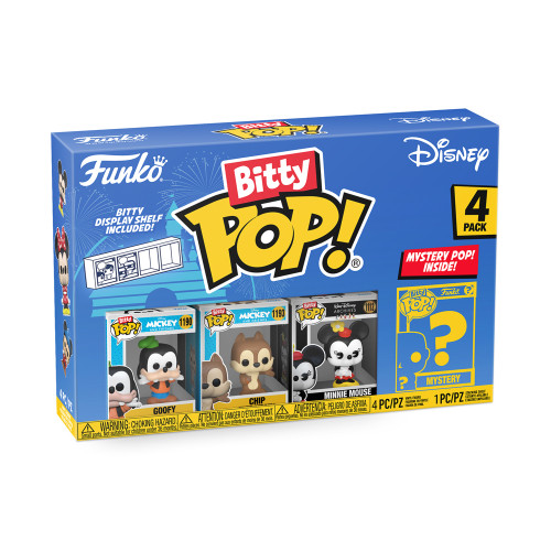 BITTY POP DISNEY GOOFY 4PK VINYL FIGS