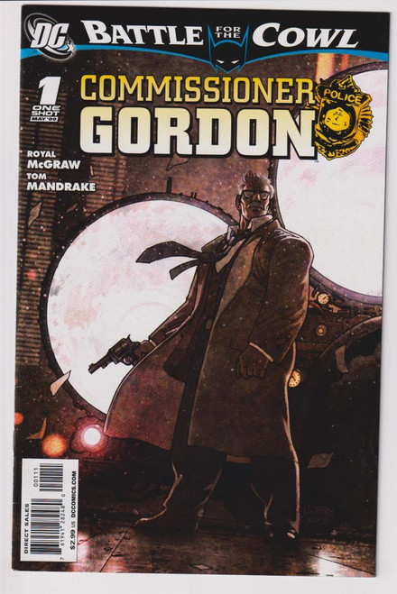 BATMAN BATTLE FOR THE COWL COMMISIONER GORDON #1 (DC 2009)
