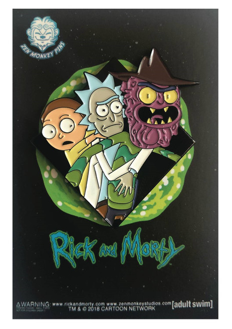 RICK AND MORTY SCARY TERRY PIN