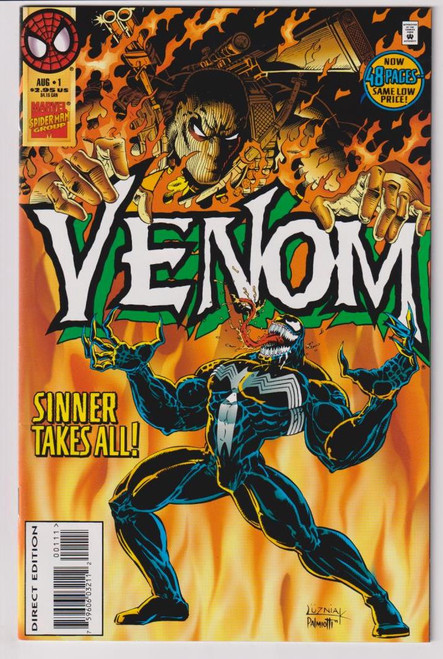 VENOM SINNER TAKES ALL #1 (MARVEL 1995)