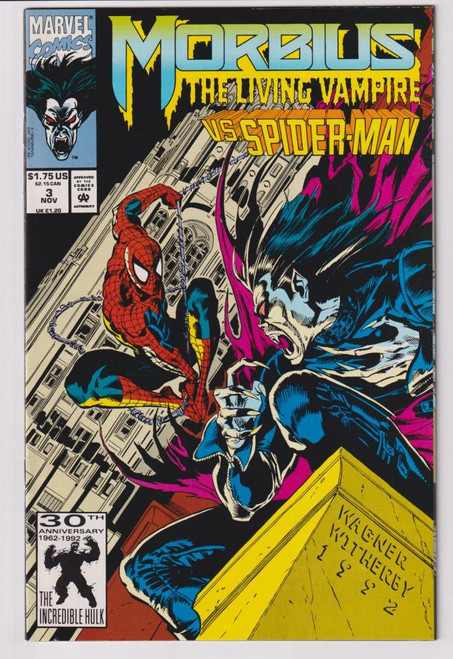 MORBIUS THE LIVING VAMPIRE #03 (MARVEL 1992)