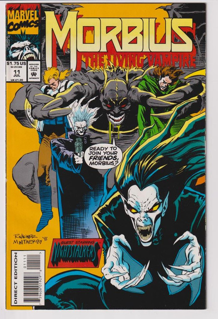 MORBIUS THE LIVING VAMPIRE #11 (MARVEL 1993)