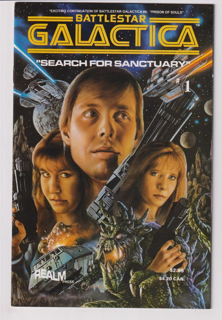 BATTLESTAR GALACTICA SEARCH FOR SANCTUARY #1 (REALM 1998)
