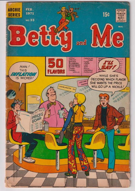 BETTY AND ME #033 (ARCHIE 1971)