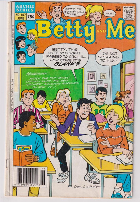 BETTY AND ME #167 (ARCHIE 1988)