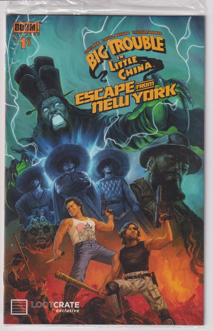 BIG TROUBLE IN LITTLE CHINA ESCAPE FROM NEW YORK #1 LOOT CRATE VAR (BOOM 2016)
