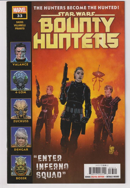 STAR WARS BOUNTY HUNTERS #33 (MARVEL 2023) "NEW UNREAD"