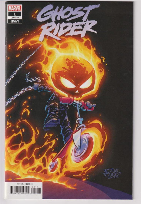 GHOST RIDER (2022) #01 YOUNG VAR (MARVEL 2022) C4 "NEW UNREAD"