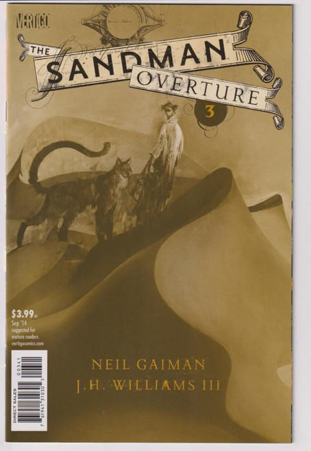 SANDMAN OVERTURE #3 (OF 6) Dave McKean 1:200 Special Ink Cover (DC 2013) "NEW UNREAD"