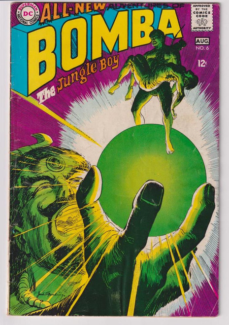 BOMBA THE JUNGLE BOY #6 (DC 1968)